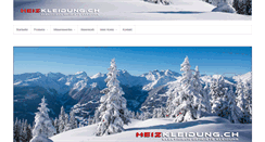 Desktop Screenshot of heizkleidung.ch